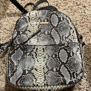 Aldo Multicolor Snake Pattern Backpack